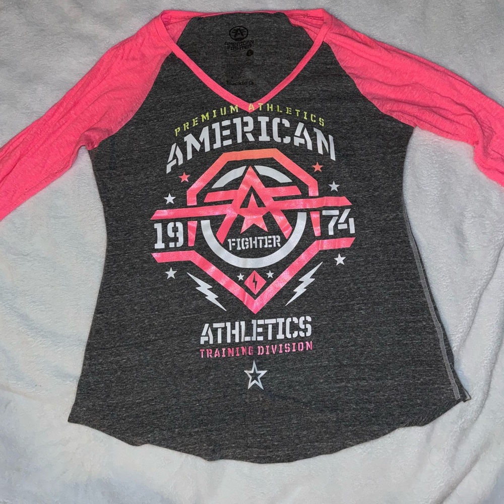 Pink American Fighter Shirt